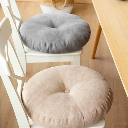 Solid Color Floor Seat Pillow – Round Meditation & Yoga Cushion for Sofa, Bed, Car Seat, and Pouf Mat