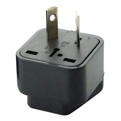 Universal 2-in-1 Plug Adapter – CN, US, UK, EU to AU Converter Socket for Australia & New Zealand Travel, 10A (White/Black)