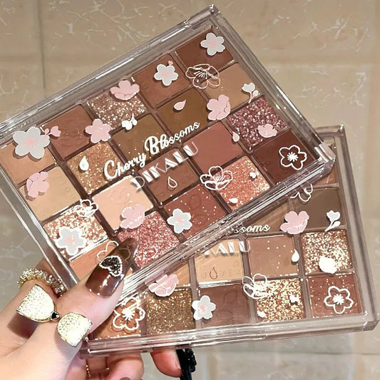 20-Color Matte Eyeshadow Palette – Long-Lasting Korean Makeup for Women’s Eye Cosmetics