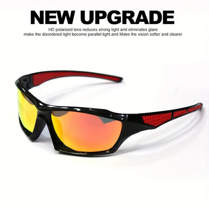 Fashion Polarized Sports Sunglasses — Round Metal Frame UV400 Eyewear for Men & Women, UV Protection