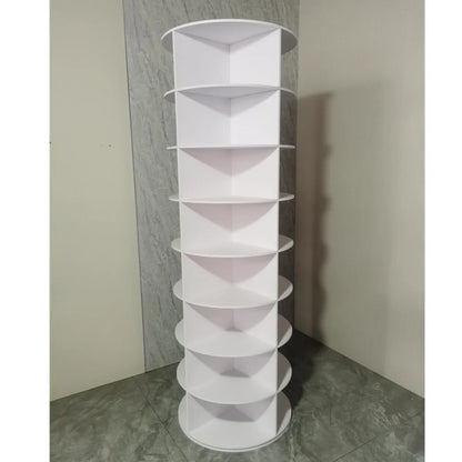 Rotating Multi-Layer Shoe Rack – Floor-to-Ceiling Shoe Cabinet & Bag Display Organizer with 360° Rotation