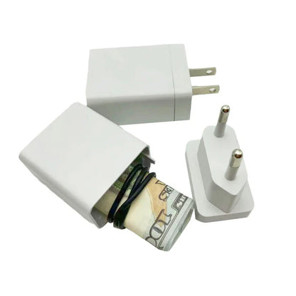 Fake Charger Hidden Safe – Secret Home Diversion Stash Can with Storage Compartment (Hiding Spot)