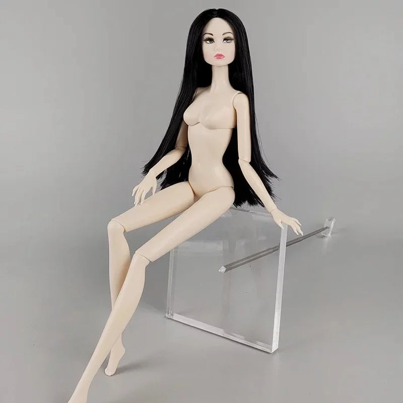 FR Supermodel 1/6 BABI Doll – Movable Joints, DIY Dress-Up Princess with Head & Body Accessories, White/Normal/Chocolate Skin