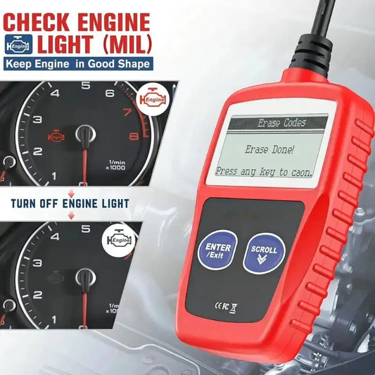 Universal OBD2 Car Fault Diagnosis Instrument - Clear Fault Codes Diagnostic Scanning Tool