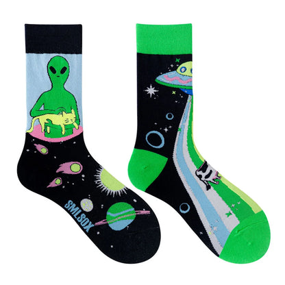 Unisex AB Tide Animal Cotton Socks – Colorful Cat, Dog, Koala, Cow Crew Socks for Men & Women, Four Seasons Gift