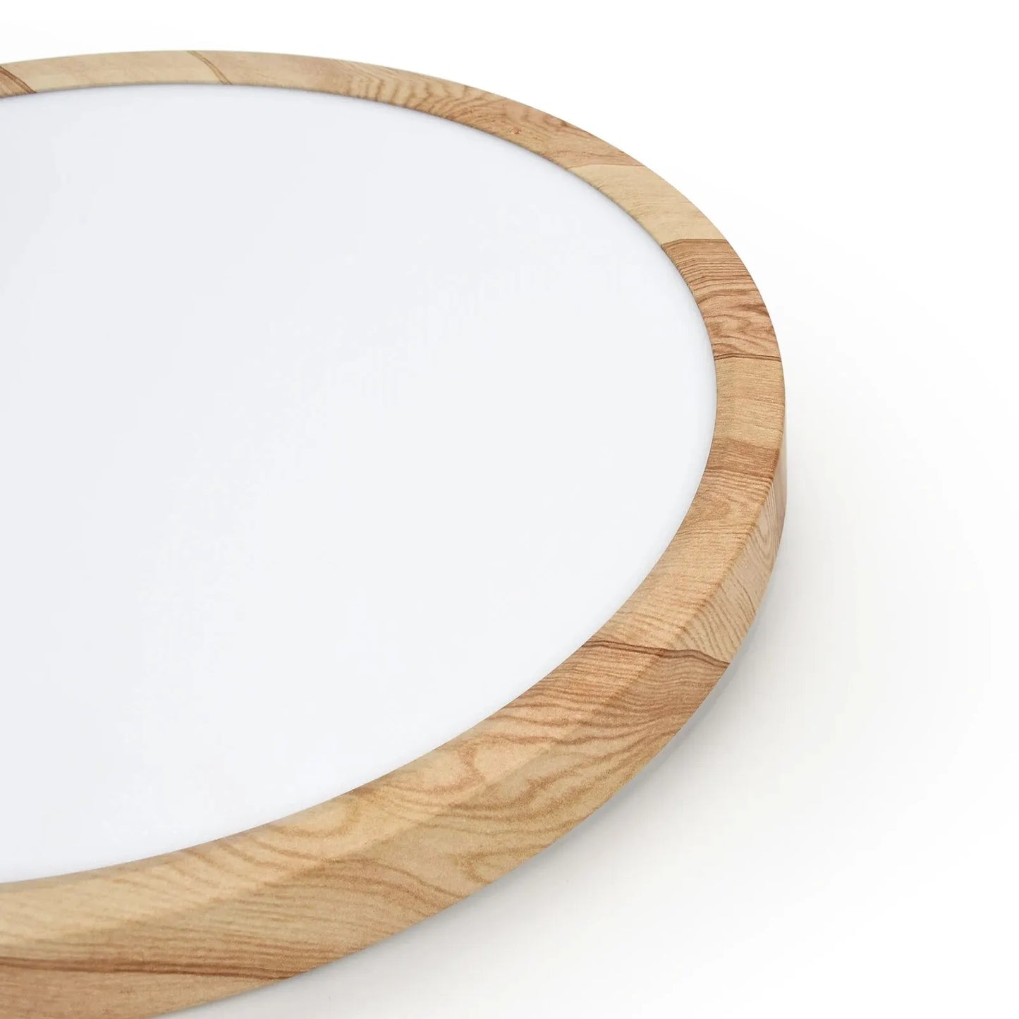 LVL LED Ceiling Light – 3-in-1 Wood Grain & White Round Flush Lamp for Kitchen, Bedroom & Bathroom