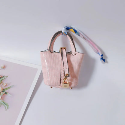 Mini Bag Pendant Keychain – Creative Portable Zero Wallet, Bracelet, and Bluetooth Earphone Multifunctional Hanging Accessory