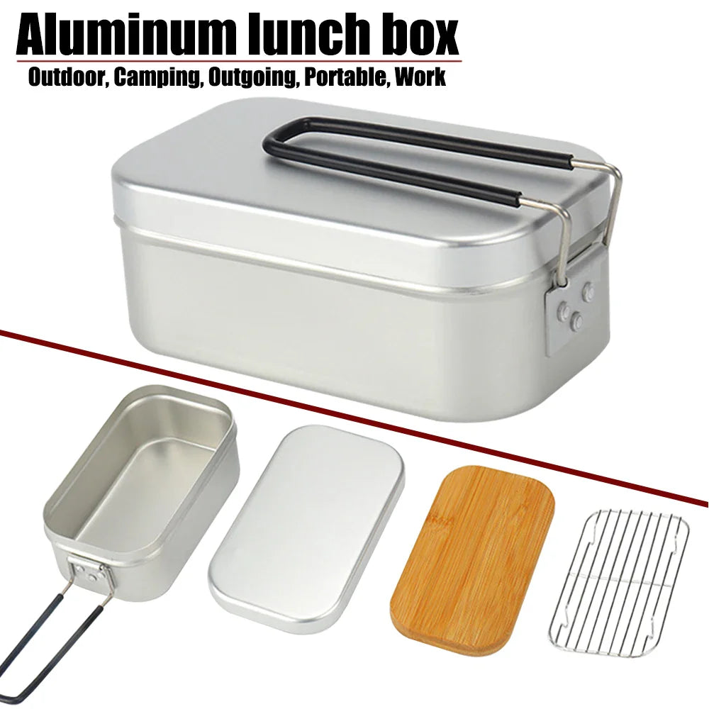 Ultralight Camping Cookware Set – Tableware, Lunch Box & Cooking Pots for Outdoor Hiking & Picnic