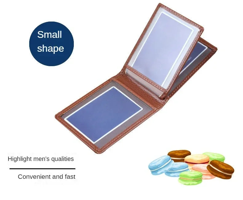 PU Leather Driver License Holder — Car Document Wallet for ID, Pass, Certificate, and Card Storage