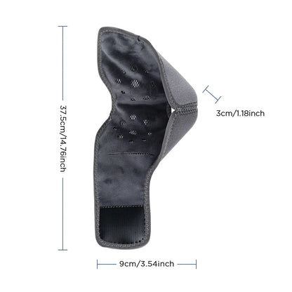 Electric Foot & Ankle Massager with Heat – Cordless Vibration Heating Pad Wrap for Sports Recovery and Support