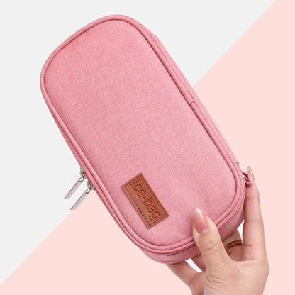 Candy Color Insulin Cooling Bag - Gel-Free Drug Freezer, Thermal Insulated Pill Protector for Diabetes, Portable Medical Cooler