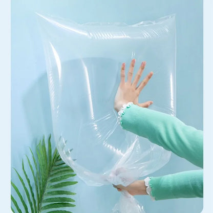 Quilt Storage Bag — Large Transparent Dustproof & Moisture-Proof Organizer for Clothes, Toys & Moving