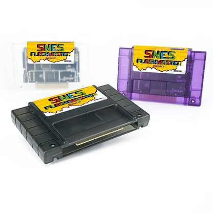 3000-in-1 SNES Flashmaster Cartridge – OS V12 with 8GB TF Game Card for Nintendo SNES Console