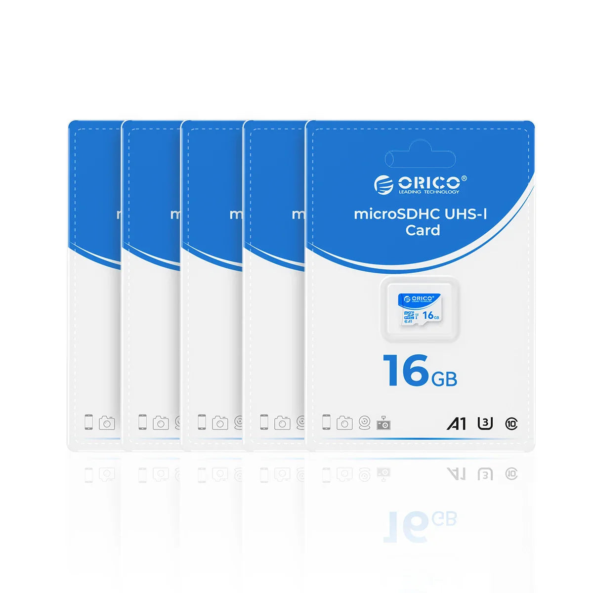 ORICO Micro SD Card – 16GB, 32GB, 64GB, 128GB A1 U3 Class 10 V10 for Camera, Drone & Dash Cam