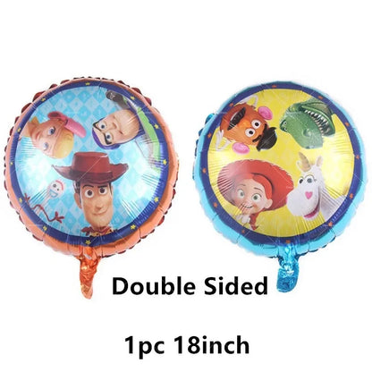 Disney Buzz Lightyear Foil Balloon – Toy Story Latex Party Decoration & Cake Topper for Kids