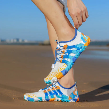 Kids & Adults Summer Aqua Shoes — Anti-Slip Water Beach Sneakers, Sizes 26-41