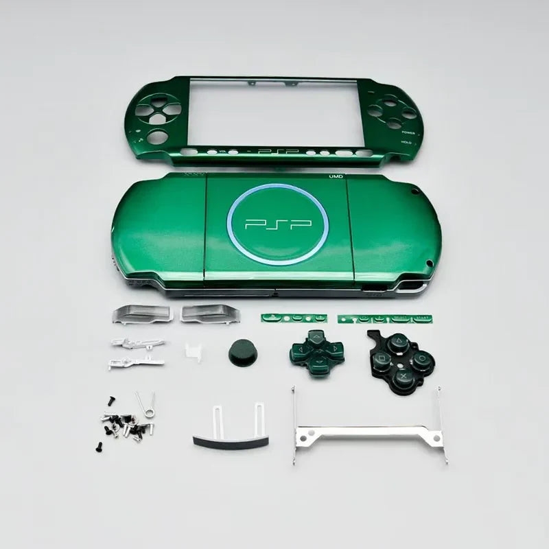 Replacement Faceplate Shell Case for PSP 3000 – Full Housing Cover with Buttons Kit for PSP3000 3006 3008