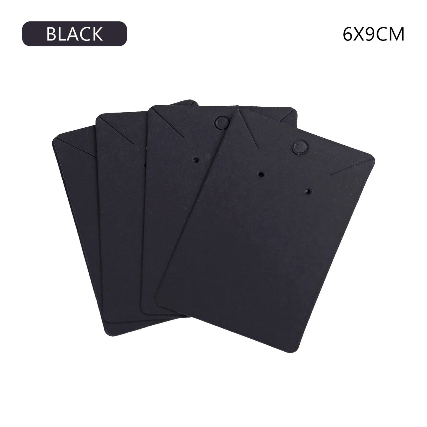 50PCS Jewelry Display Cards — Self-Seal Cardboard Hang Tags for Earrings & Necklaces, Jewelry Organizer Packaging