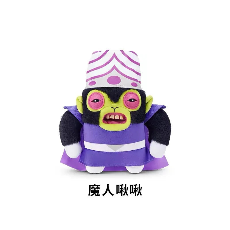 Funny Fangs Monster Plush Toy - Soft Fluffy Cartoon Stuffed Doll & Collectible Gift