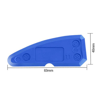4-Piece Caulking Tool Kit: Silicone Joint Sealant Spreader, Spatula, Scraper - Floor Tile Edge Repair and Cleaner