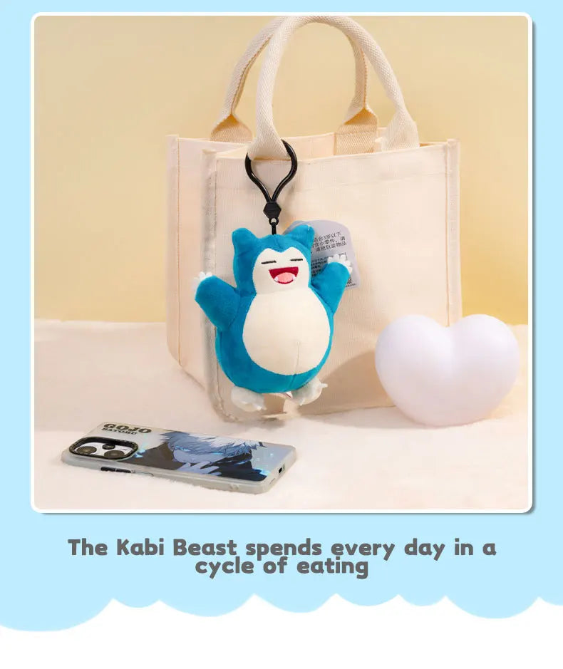 Pokémon Kawaii Snorlax Plush Toy – Cute Cartoon Stuffed Doll, Pendant & Throw Pillow, Birthday & Christmas Gift for Kids and Friends