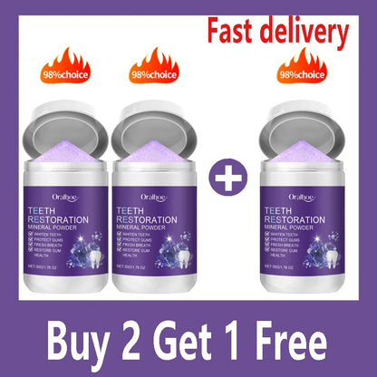 Teeth Restoration Mineral Powder – Enamel Repair & Tooth Strengthening Formula