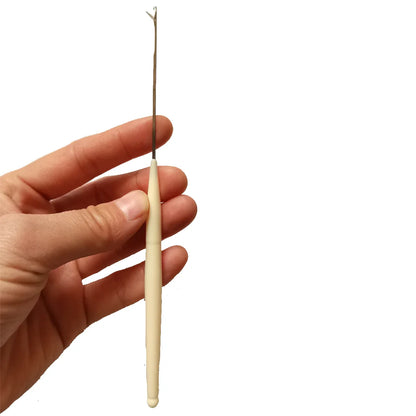 10PCS Micro Rings Hook Needle Set – Plastic Handle Hair Extension Installation Tool