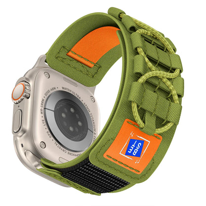 Tactical Nylon Strap for Apple Watch – Alpine Trail Loop Band for 40-49mm Series Ultra2, 11, 7-9, SE
