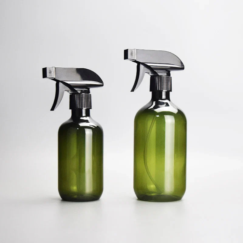 300/500ml High Pressure Plastic Spray Bottle — Refillable Water Mist Container for Hair Styling and Hairdressing