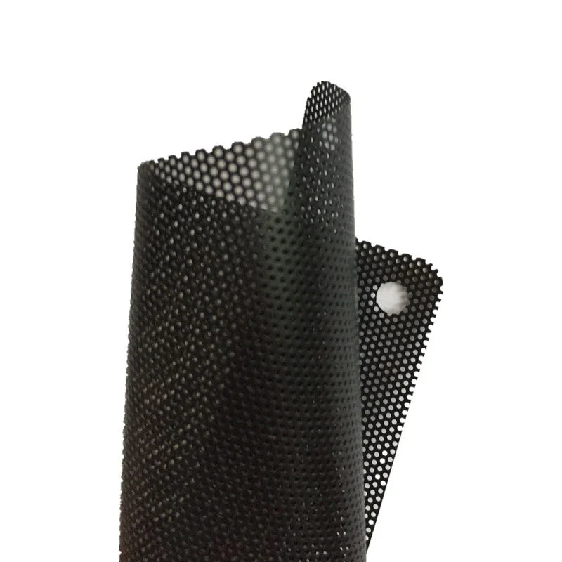 5PCS Cuttable PC Fan Dust Filters (80mm/90mm/120mm/140mm), Black PVC Ultra-Fine Mesh Dustproof Covers for Computer Cooling Case Protection