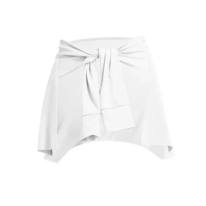 Women’s Workout Wrap Skirt – Short Yoga Dance Ballet Gym Cover Up Fitness Thigh Cover Skirt