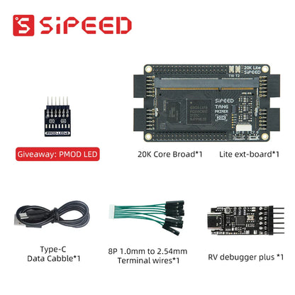 Sipeed Tang Primer 20K FPGA GoAI Core Board - GW2A Minimum System for AI Projects