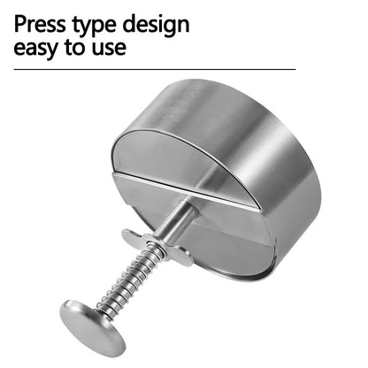304 Stainless Steel Hamburger Press - Manual Burger Patty Maker for Grilling - Kitchen Meat Mold