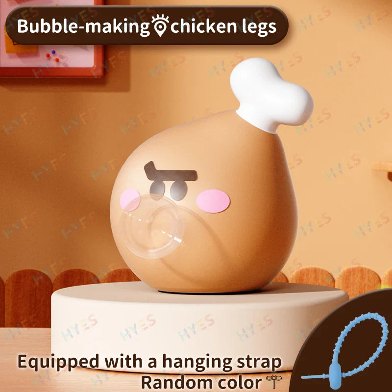 HYES Cartoon Food Pop Bubble Toy – Stress Relief Squeeze Toy for Kids & Adults