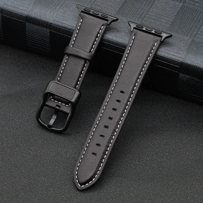 PU Leather Apple Watch Band - Premium Wrist Strap Bracelet for iWatch Series 4 5 6 SE 7 8 9 10 Ultra 49mm 40mm 41mm 42mm 44mm 45mm 46mm