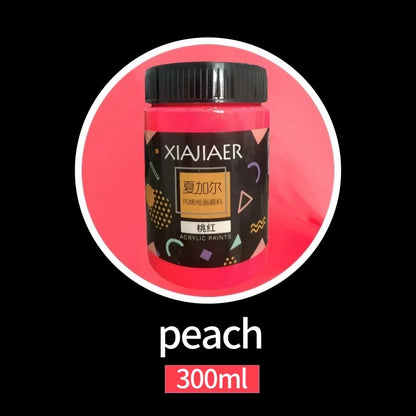 300ML/100ML Gold & Metallic Silver Acrylic Pigment – Pearlescent Bronze for Acrylic Painting, Xiajiaer Art Pigment