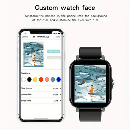 2023 Smart Watch Android Phone | 1.44'' Color Screen | Bluetooth Call | Blood Oxygen/Pressure Monitoring | for Women, Men