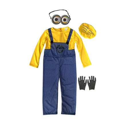 Anime Character Jumpsuit Costume - Unisex Halloween Cosplay Outfit for Kids & Adults