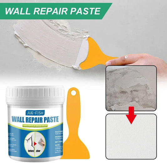 100g Multipurpose Ceramic Repair Adhesive – Strong Bonding Professional Repair Agent with Scraper for Bathroom Walls & Floors