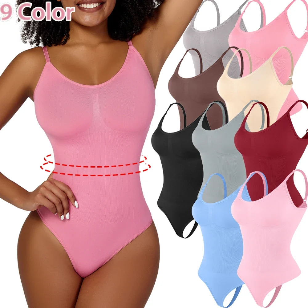Women’s Tummy Control Shapewear Bodysuit - Butt Lifter Slimming Body Shaper for Invisible Under Dress Wear