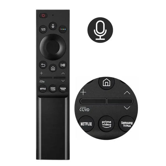 BN59-01363A Voice Remote Control — Compatible with Samsung Smart TV NEO QLED/QLED Series, QN43LS03AAFXZA & QN55LS03AAFXZA