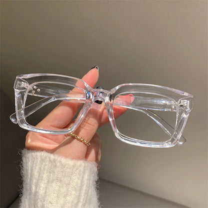 KAMMPT Fashion Square Glasses for Women & Men – Classic Blue Light Blocking Eyewear, Stylish Daily Designer Glasses