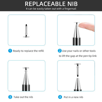 3-in-1 Stylus Pen for iPad, Samsung, Xiaomi Tablets & Smartphones – Capacitive Touch Drawing Pencil for iOS & Android