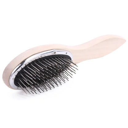 Professional Wig Brush – Anti-Static Steel Comb for Tangle-Free Hair Extensions and Training