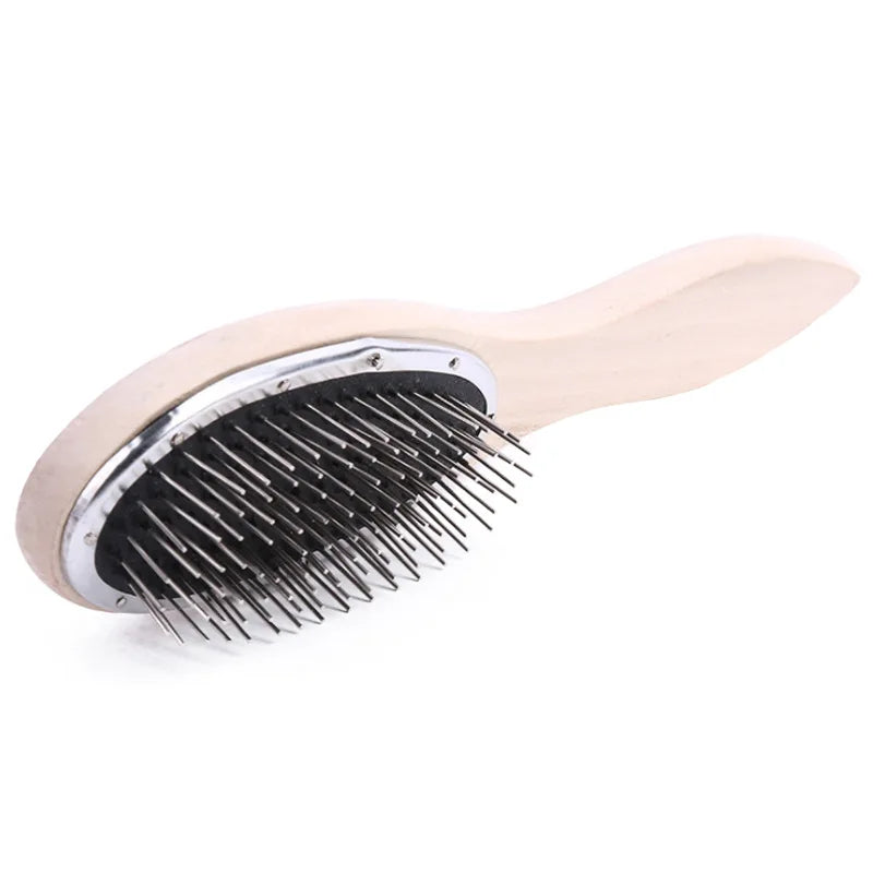 Professional Anti-Static Steel Comb Brush for Wig & Hair Extensions - Tangle-Free Training Tool
