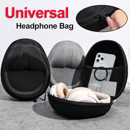Universal Hard Headphone Case for Sony WH-1000XM4/WH-CH720N/MDR-ZX100 – Durable Storage Bag & Carrying Pouch
