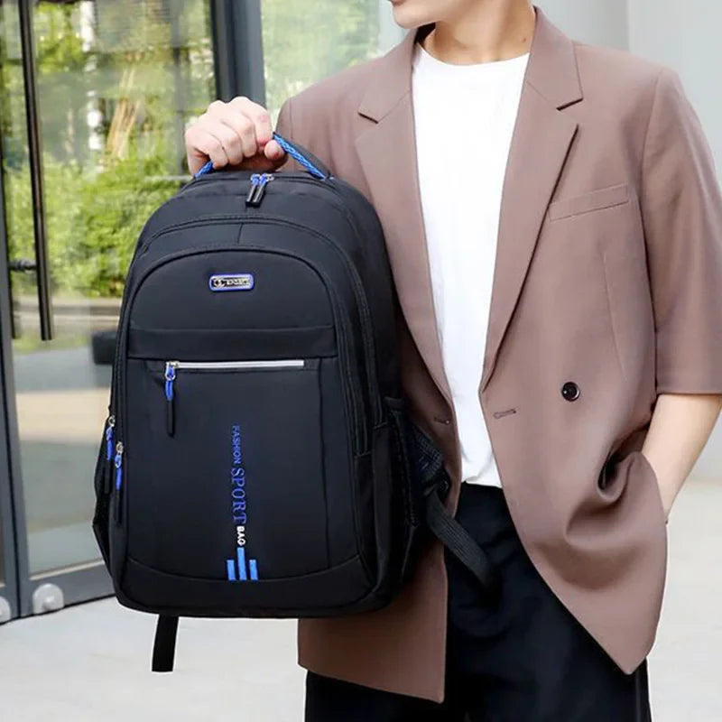 Ladies’ Korean-Style Backpack — Trendy Large Capacity Student Travel Bag for High School & Middle School
