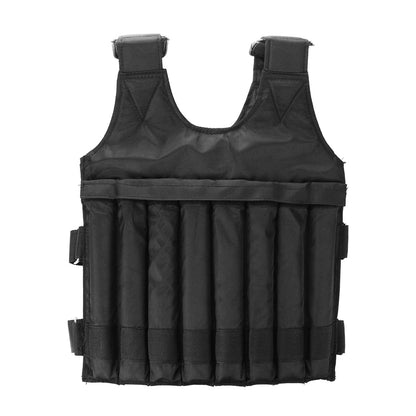 Adjustable Weight Training Vest — 3/15/35kg Fitness Running Jacket for Workout & Jogging