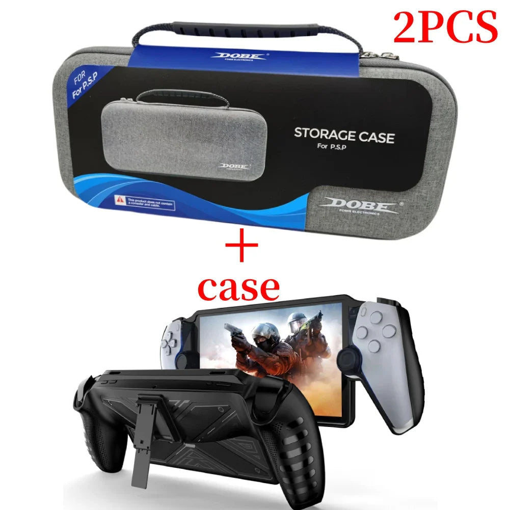 Sony PS5 PlayStation Portal Carrying Case – Shockproof Protective Travel Storage Bag for PS Portal Accessories