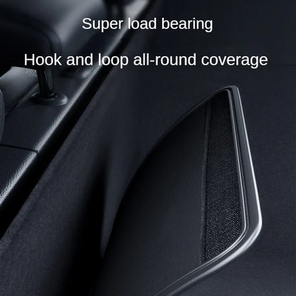 Car Trunk Leather Storage Bag – Foldable Seat Back Tools Organizer, UV-Protected Multifunctional Hanging Organizer for SUVs